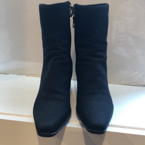 PRADA BRUSHED LEATHER ANKLE BOOTS - Picture 2 of 9